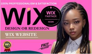 I will do wix website design, wix website, redesign wix, revamp wix website, wix design