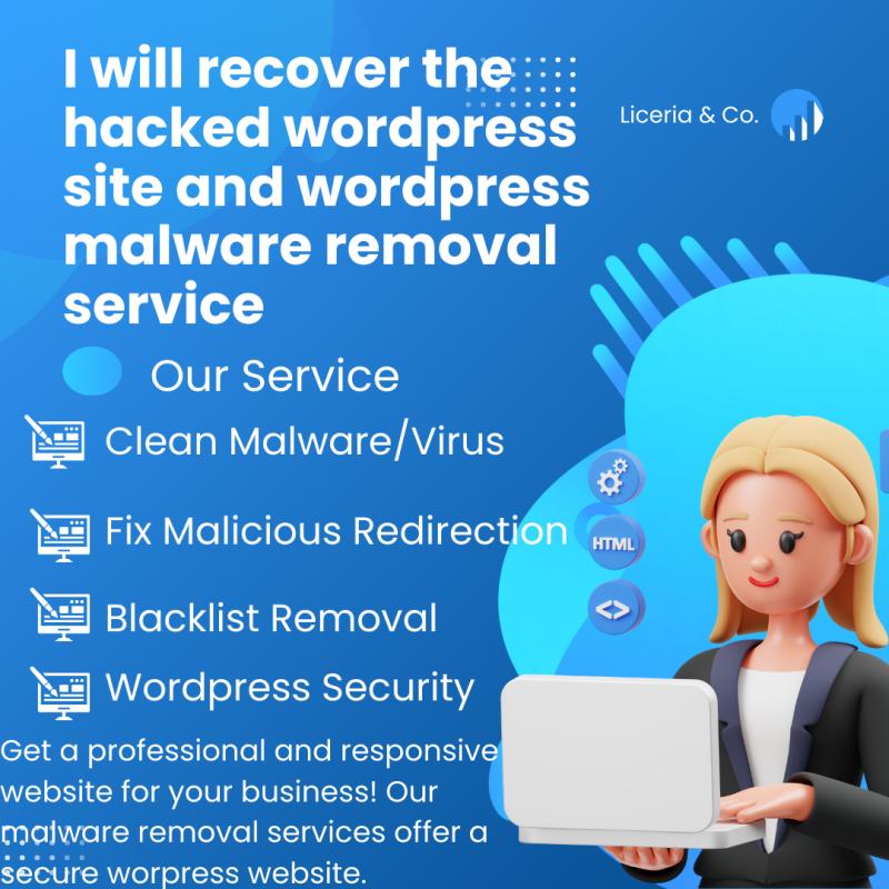 I will recover hacked WordPress sites and WordPress malware removal