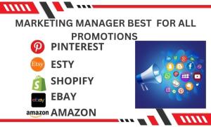 I will promote etsy, shopify, amazon or ebay store on pinterest