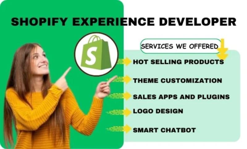 I will create shopify dropshipping store, shopify website design for sales generation
