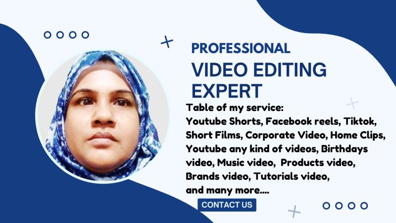edit all types of your videos with expertise