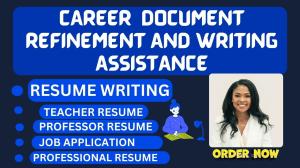 I will write a teacher resume, professor resume, healthcare resume