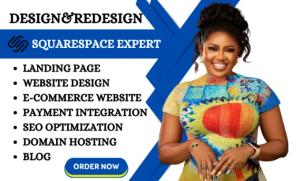 I will do responsive Squarespace website design Squarespace website redesign