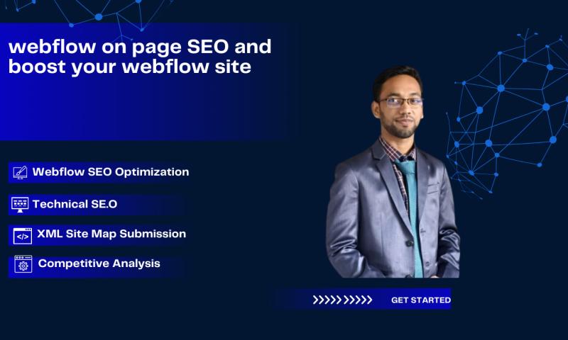 I will do webflow on page SEO and boost your webflow site