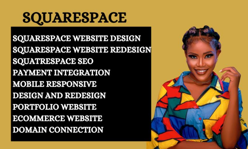 I will build a model Squarespace website design and Squarespace website redesign