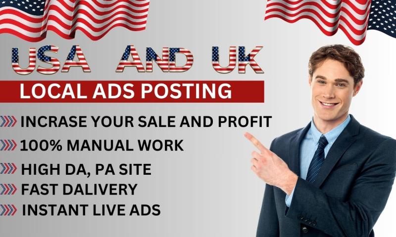 I will post local ads for classified ads to help your business sites achieve success