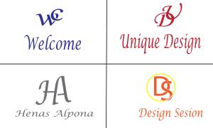 I will do unique business wordmark and typography logo design