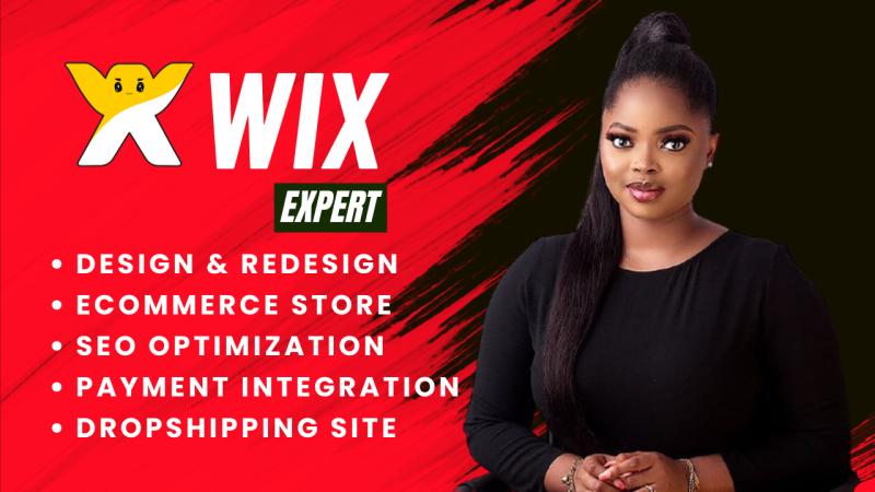 I will redesign your Wix website, improve its design, add an ecommerce store and optimize it for SEO