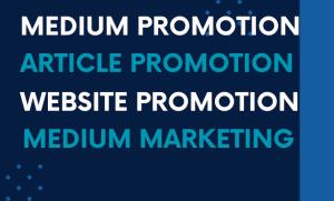 I will do medium article promotion to 500k audience, across spaces to gain engagement