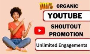 I will shoutout your youtube channel to an active audience of 1m