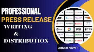 I Will Do Press Release Writing, Submit Press Release and Distribute Press Release