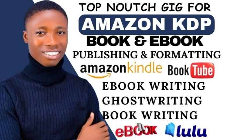 I will do ebook writing and ebook ghostwriting as a skilled ghost book writer