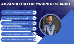 I will do advanced SEO keyword research and KW ranking competitors analysis