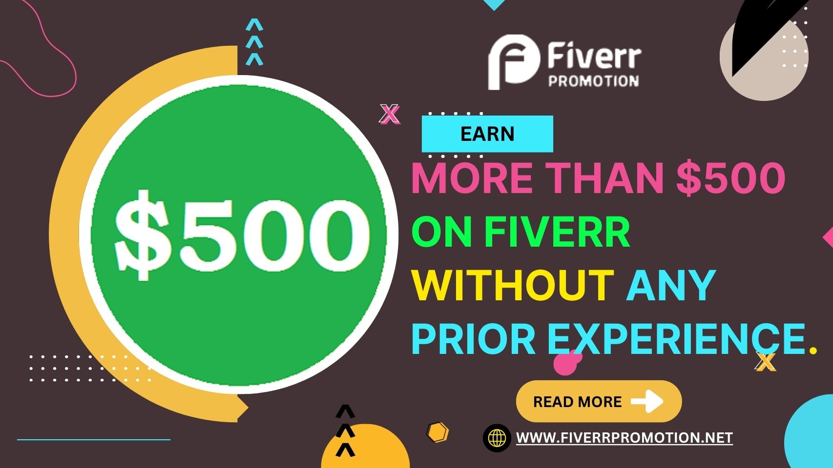 Earn More than $500 on Fiverr without any prior experience.