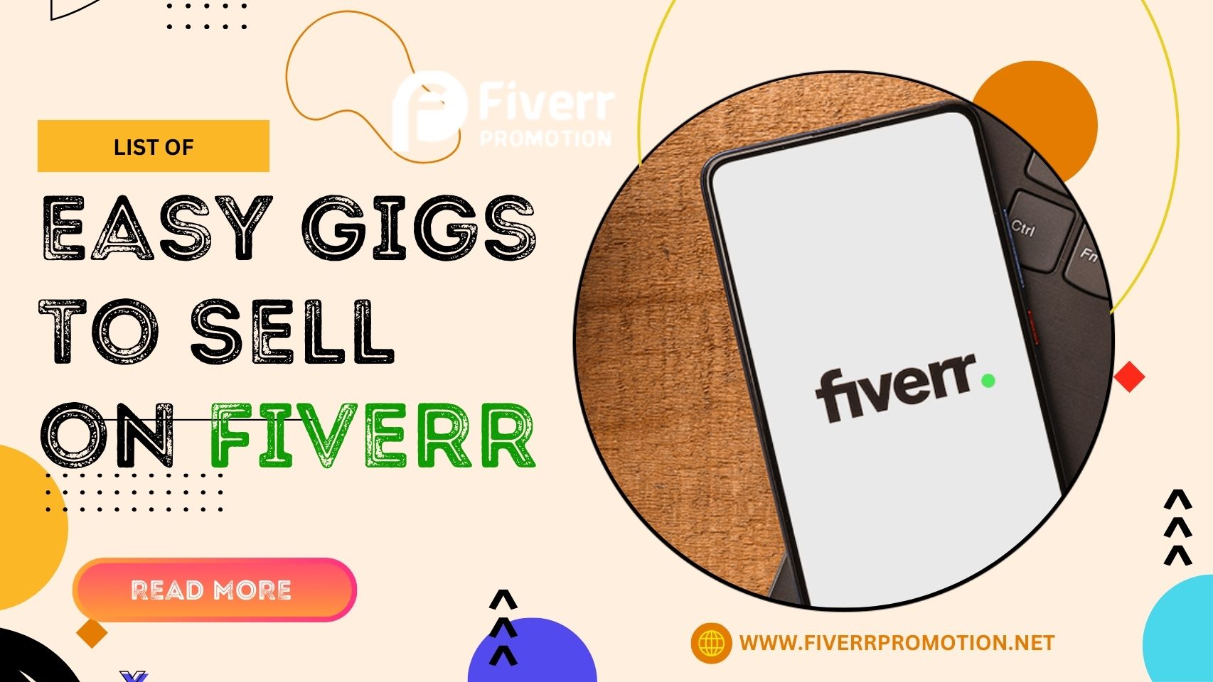  List of Easy Gigs to Sell on Fiverr