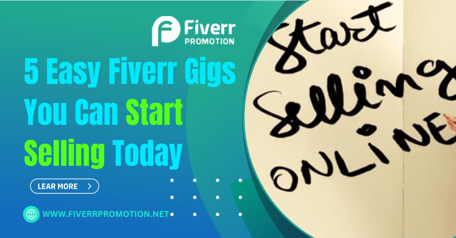 5 easy Fiverr gigs you can start selling today