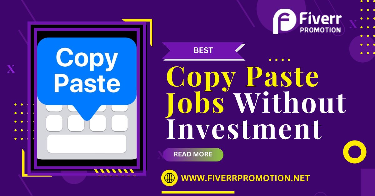 Best copy paste jobs without investment