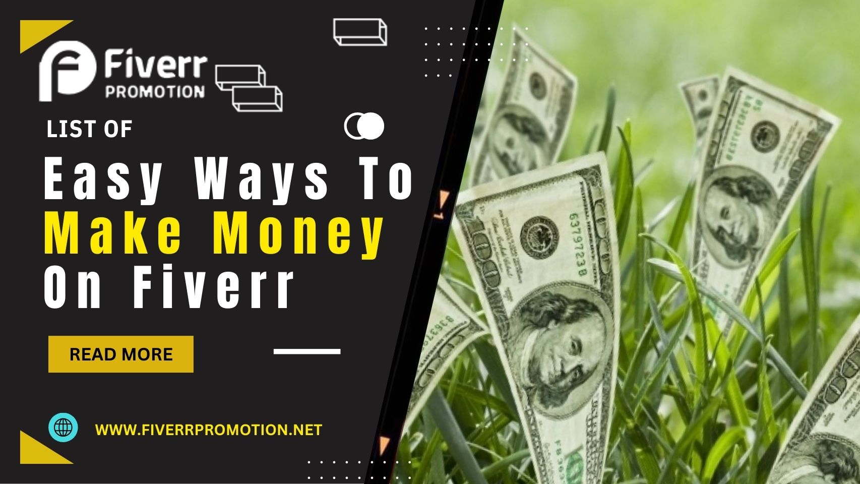 List of easy ways to make money on fiverr