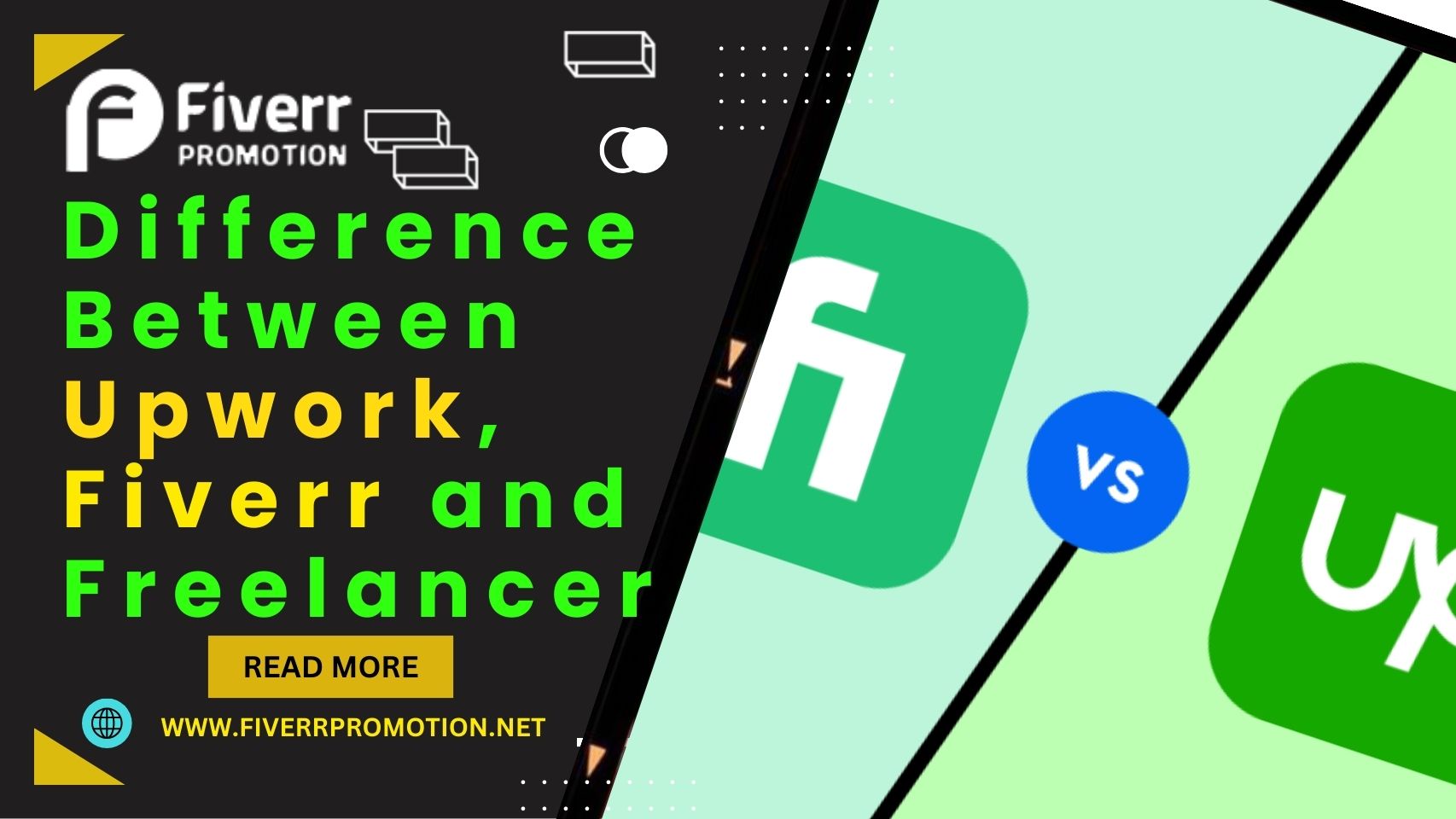 Difference Between Upwork, Fiverr and Freelancer
