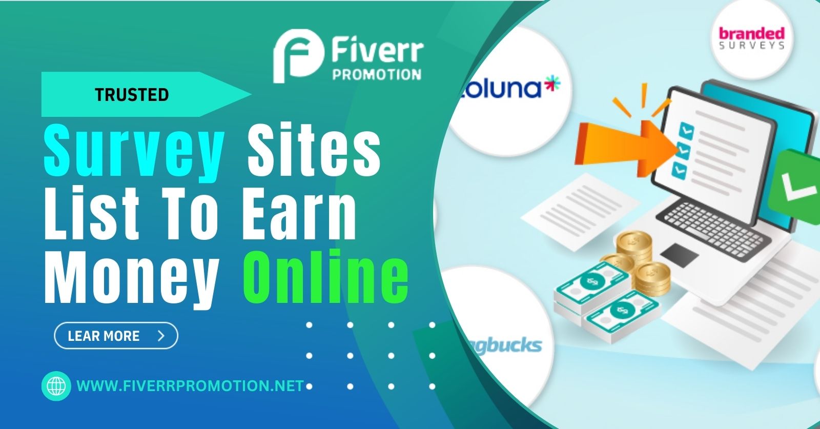 Trusted survey sites list to earn money online