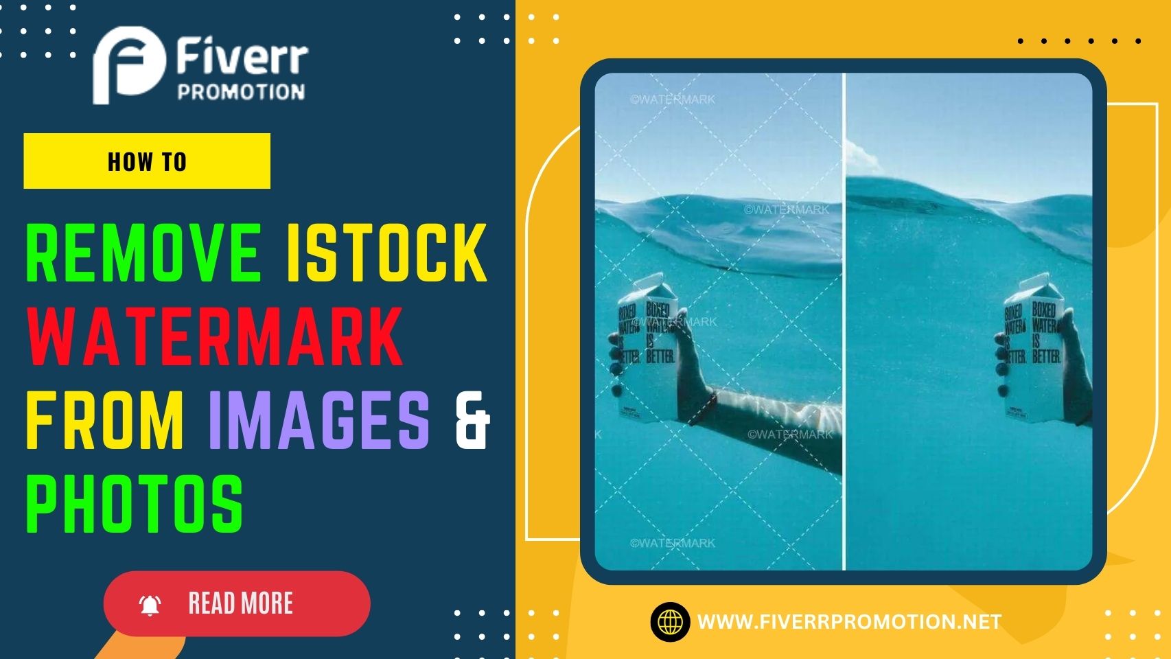 How to Remove iStock Watermark from Images & Photos