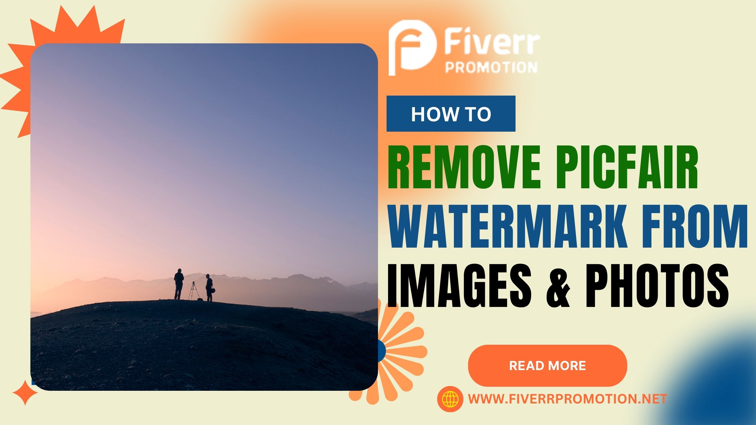 How to Remove Picfair Watermark from Images & Photos