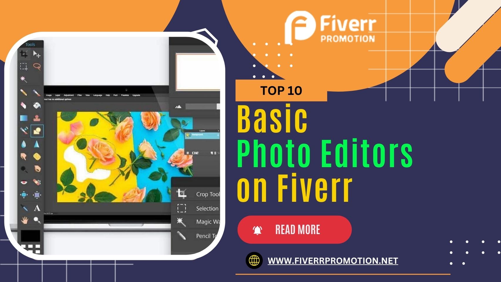 Top 10 Basic Photo Editors on Fiverr