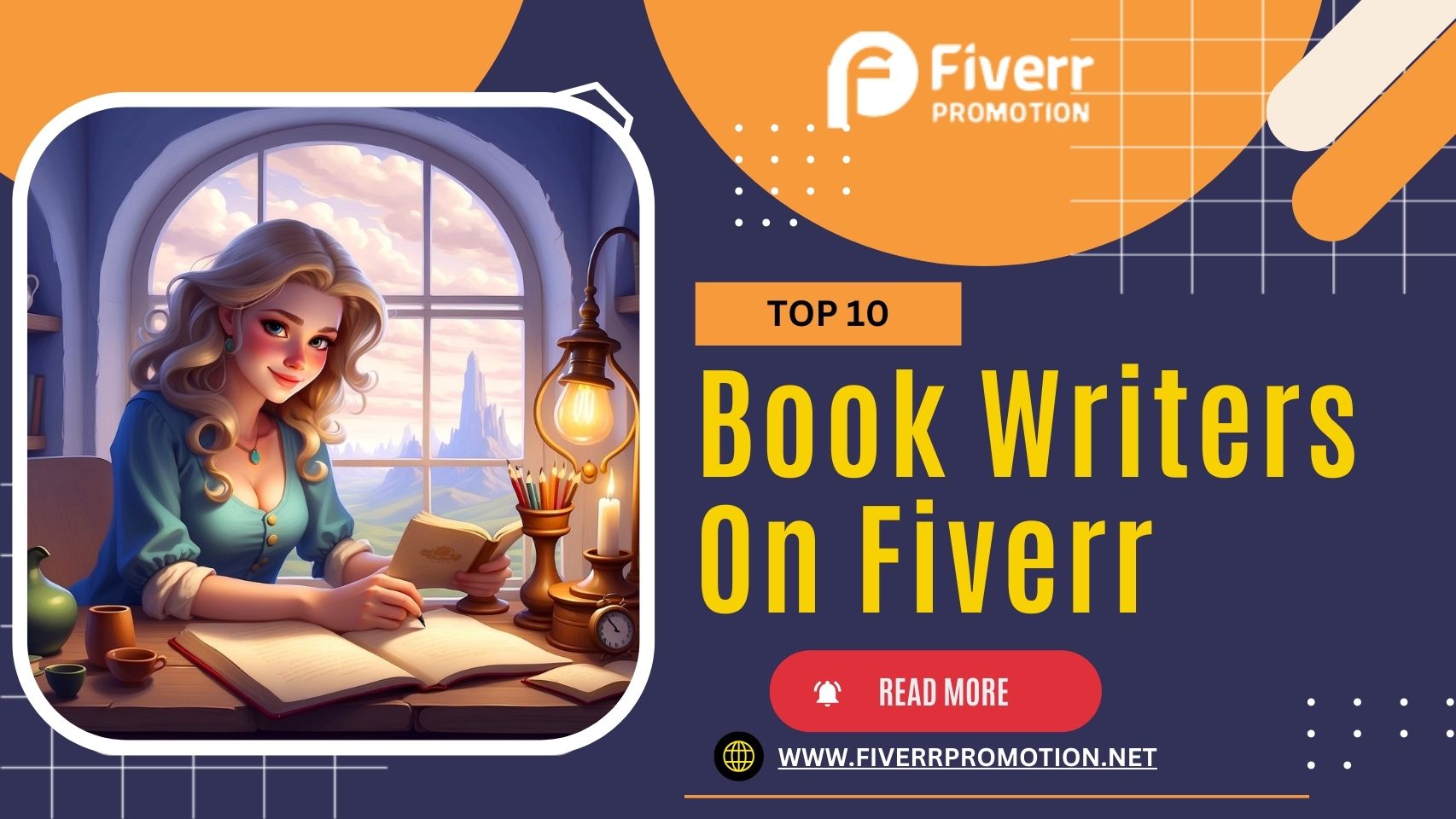 Top 10 Book Writers on Fiverr