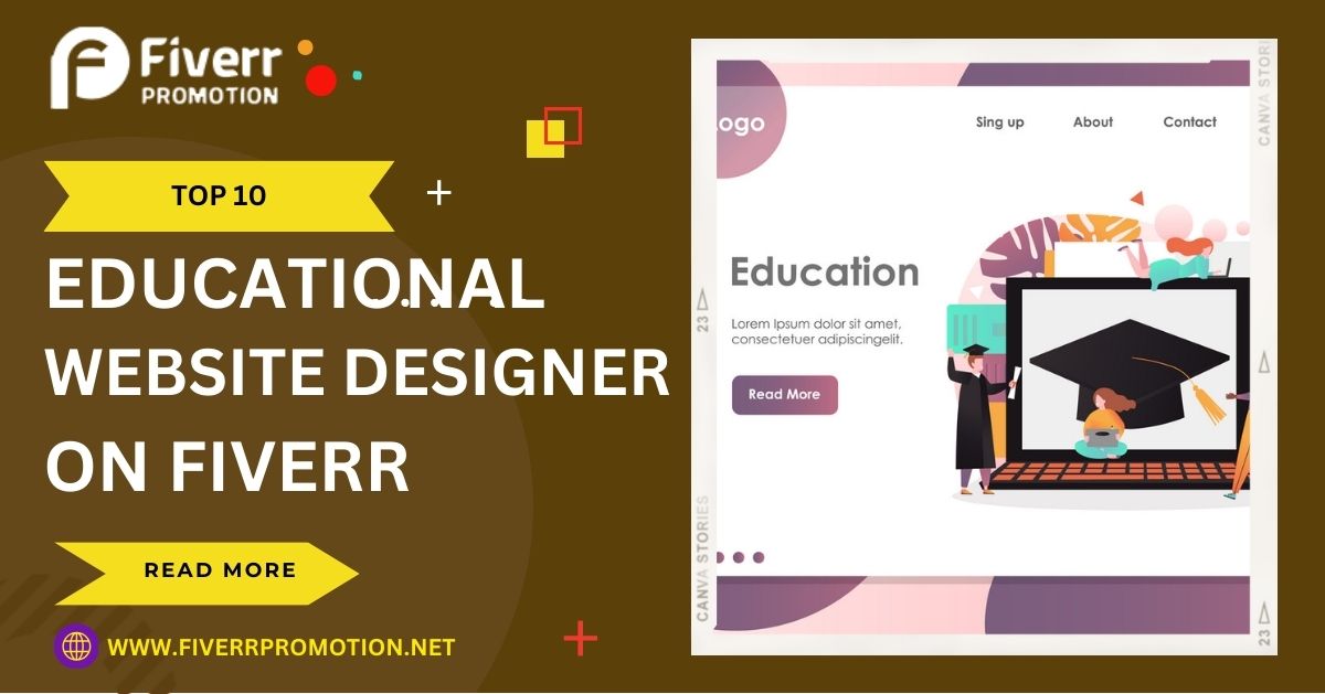 Top 10 Educational  Website Designer on Fiverr