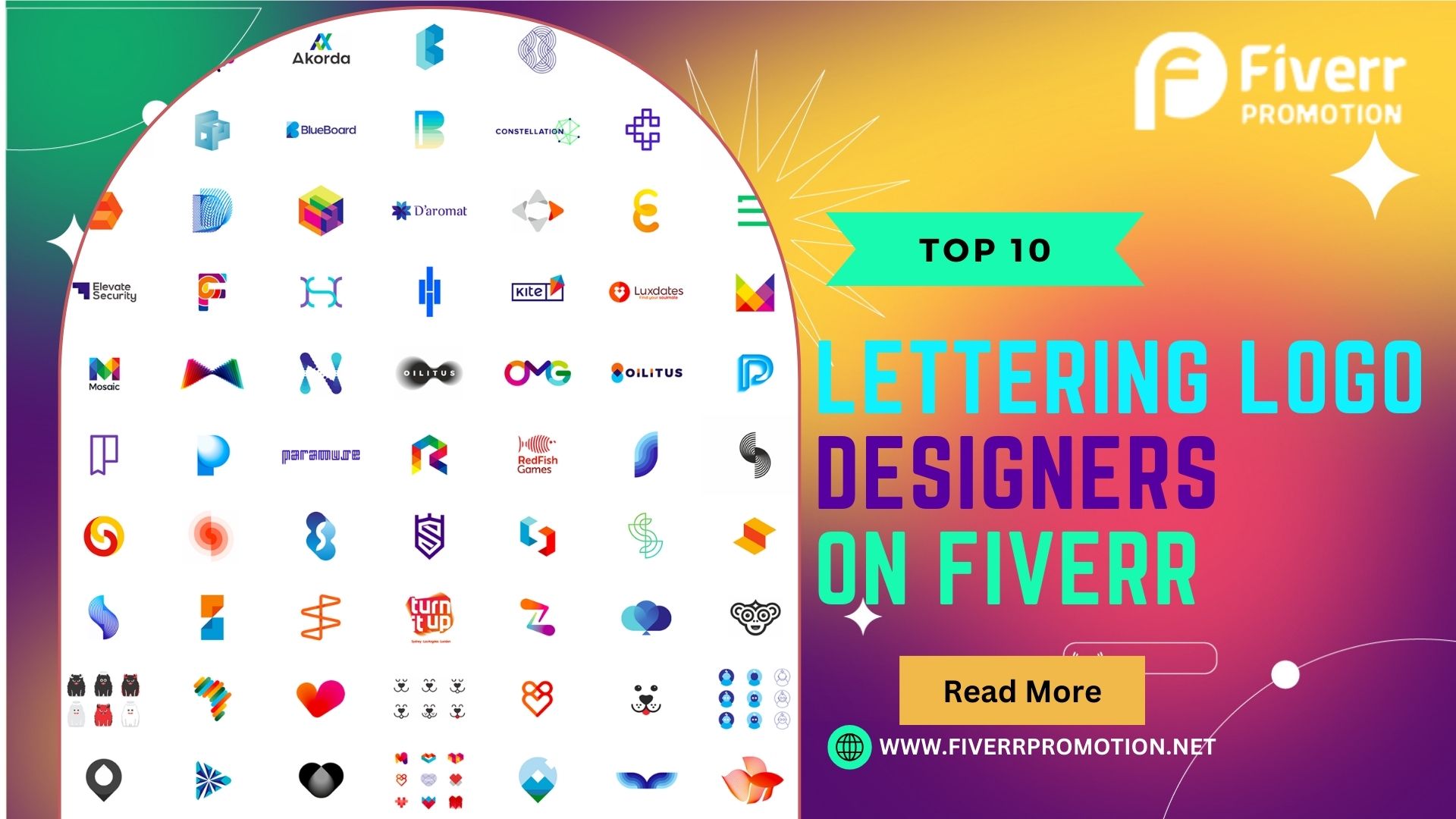 Top 10 Lettering Logo Designers on Fiverr
