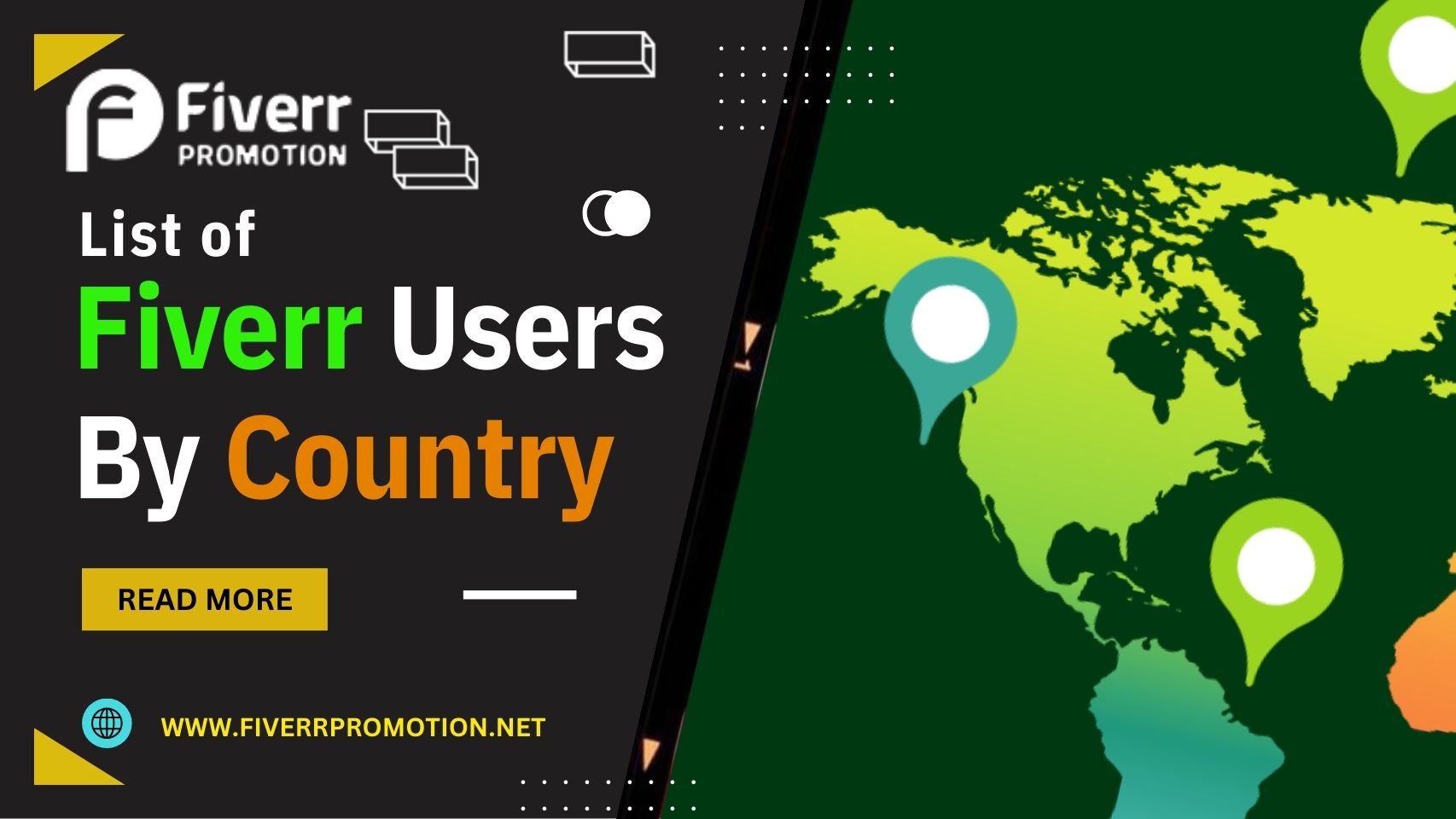 List of Fiverr Users by Country