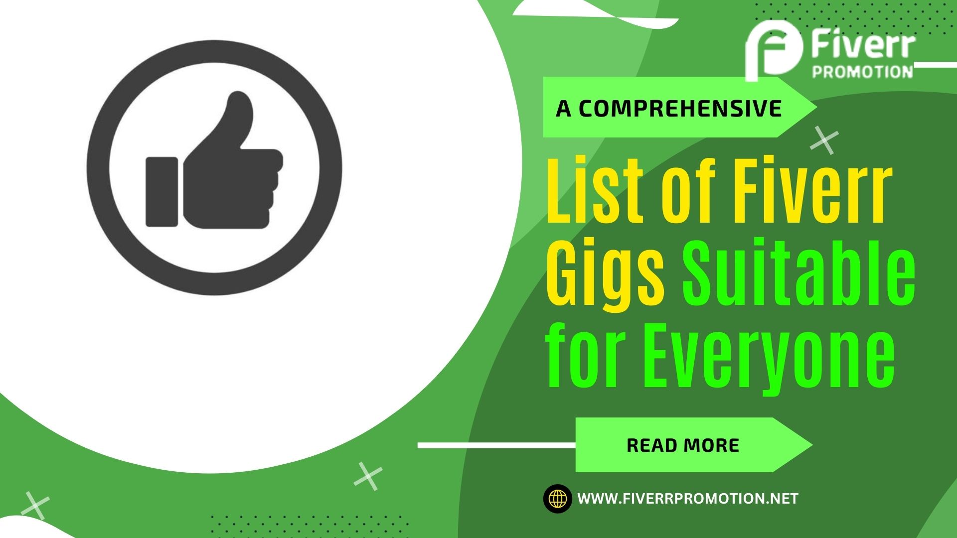A Comprehensive List of Fiverr Gigs Suitable for Everyone