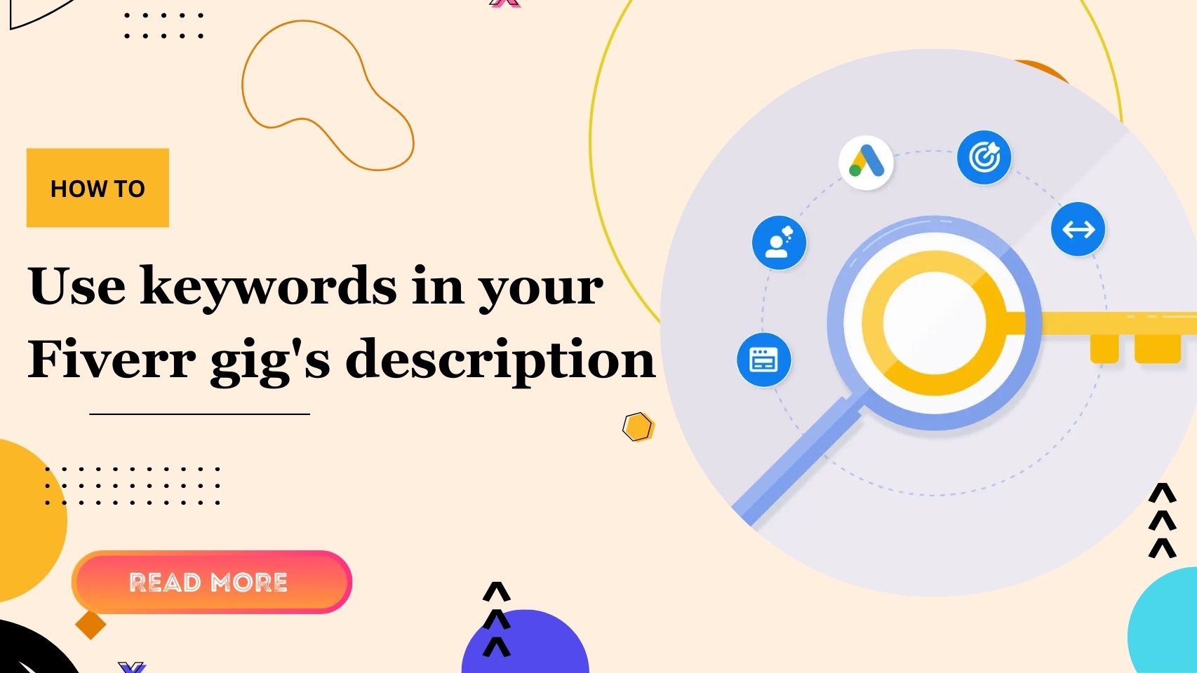 How to use keywords in your Fiverr gig’s description