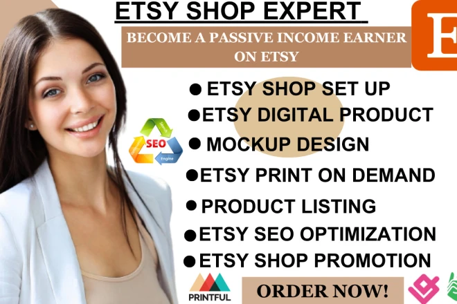 set up etsy shop etsy digital product etsy shop promotion etsy seo etsy pod