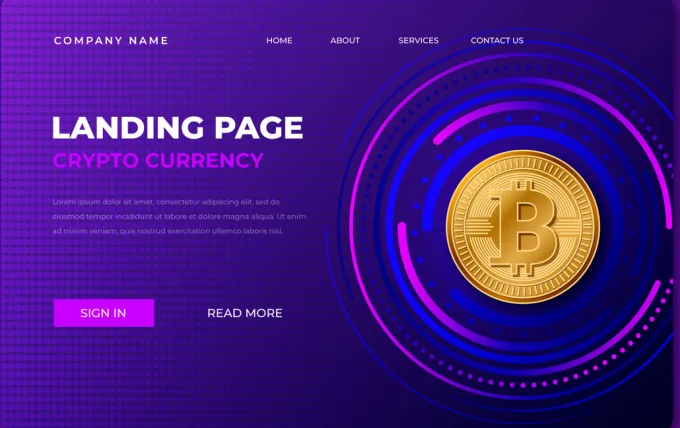 I will develop web3, crypto, ico, token landing page website