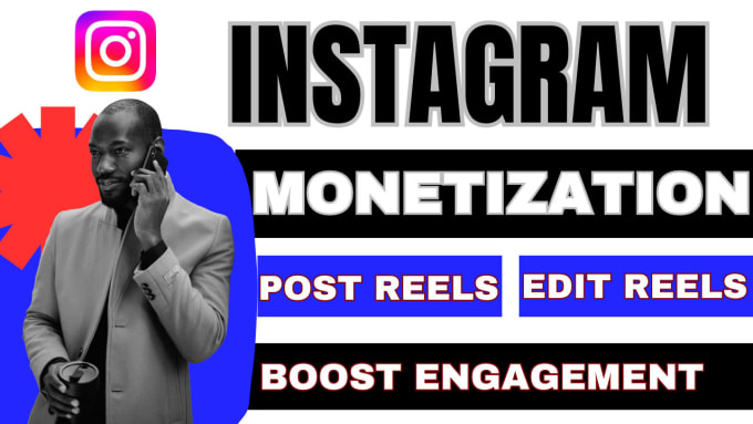 I will do fast instagram organic growth instagram monetization post and edit reel