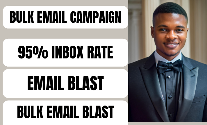 I will do email campaign, email blast, bulk email blast, email marketing, send email