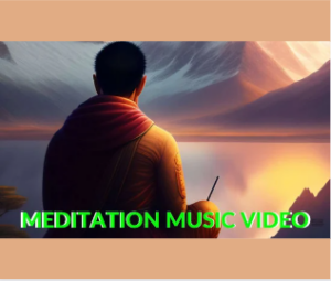 I will make unique meditation music video for youtube channel