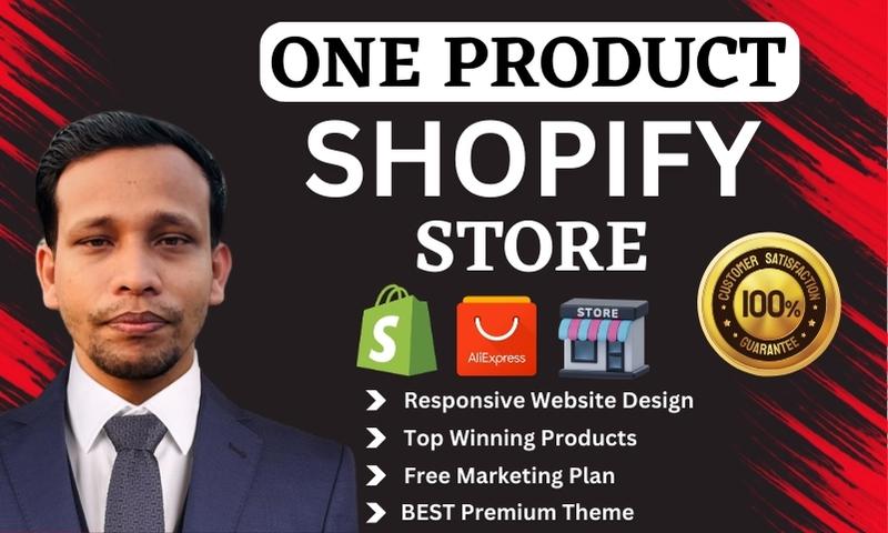 I will build a shopify store, design or redesign shopify dropshipping store or website