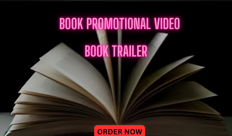 create a cinematic book trailer or book promo video