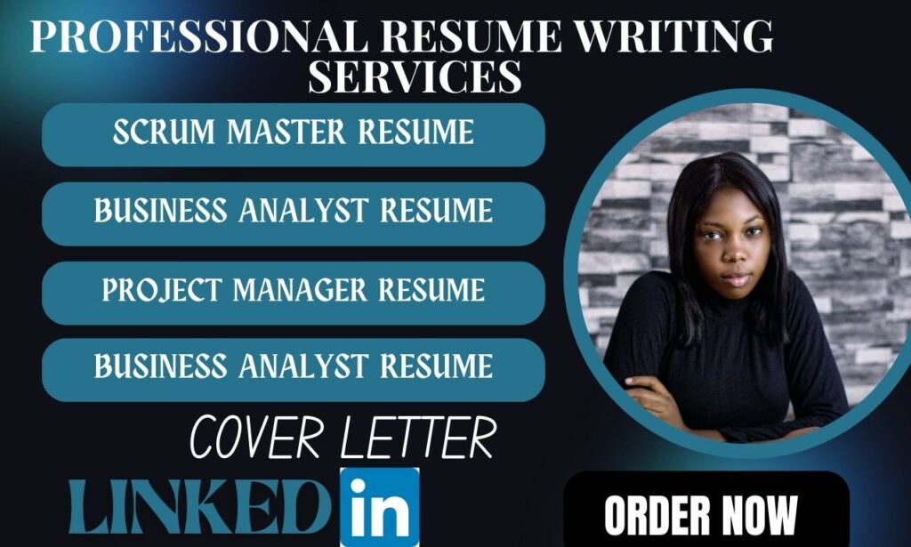 I will write scrum master resume, agile, product owner resume writing, and cover letter