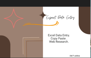 I will do perfect data entry google sheet ,copy paste, web scrape