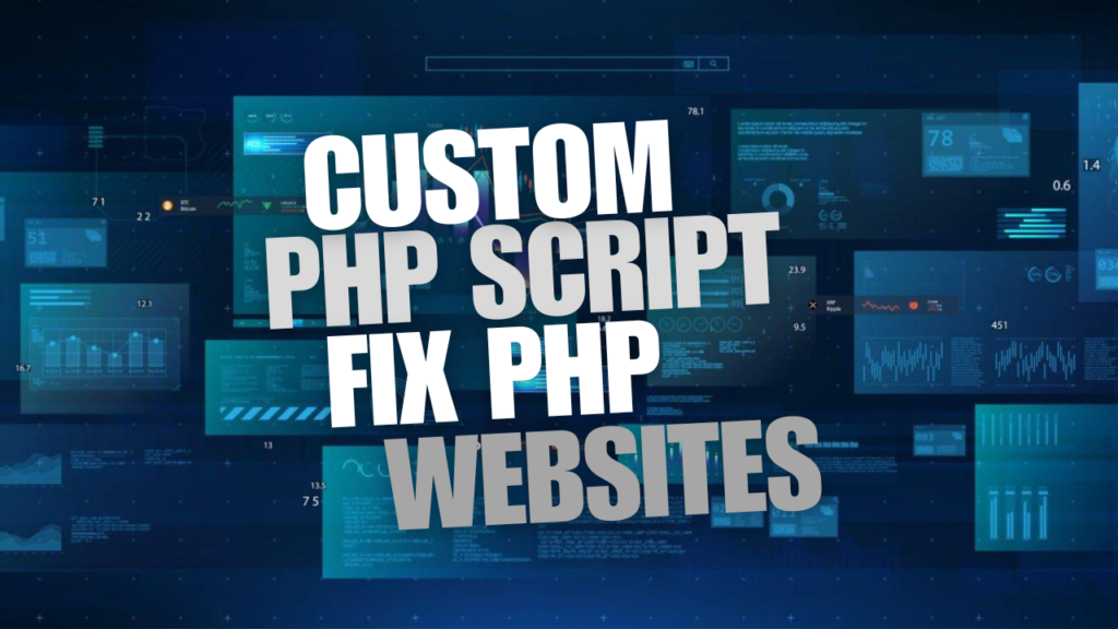 I will write custom PHP script, fix your PHP script, and PHP laravel code