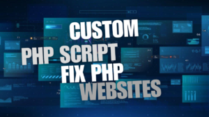 I will write custom PHP script, fix your PHP script, and PHP code