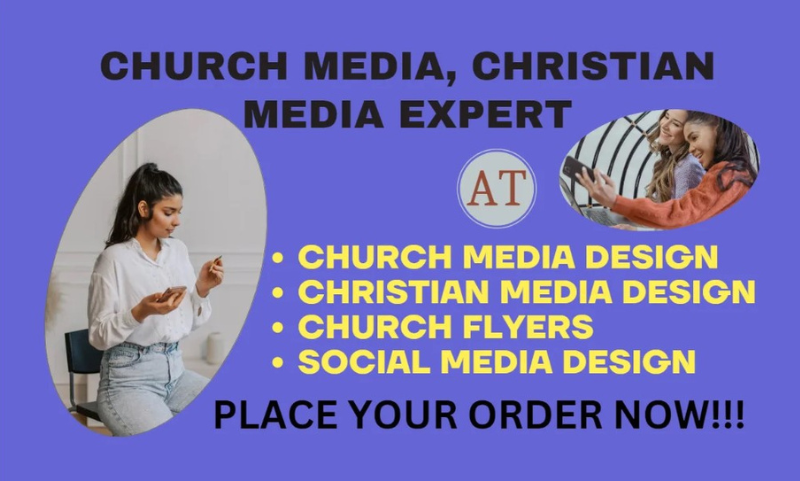 I will build church website, redesign church website, flyers, ministry website