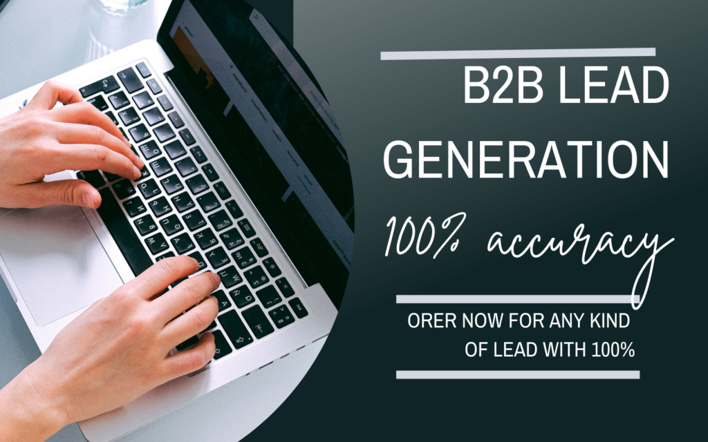 I will b2b lead generation for any business