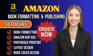 I will do ebook and book formatting, layout design, amazon KDP paperback printing