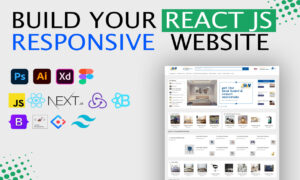 I will responsive web design react js next js web development react js developer