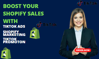 I will do shopify marketing shopify tiktok promotion using tiktok ads