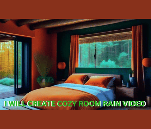 I will create nature rain relaxing rain video and nature sounds video